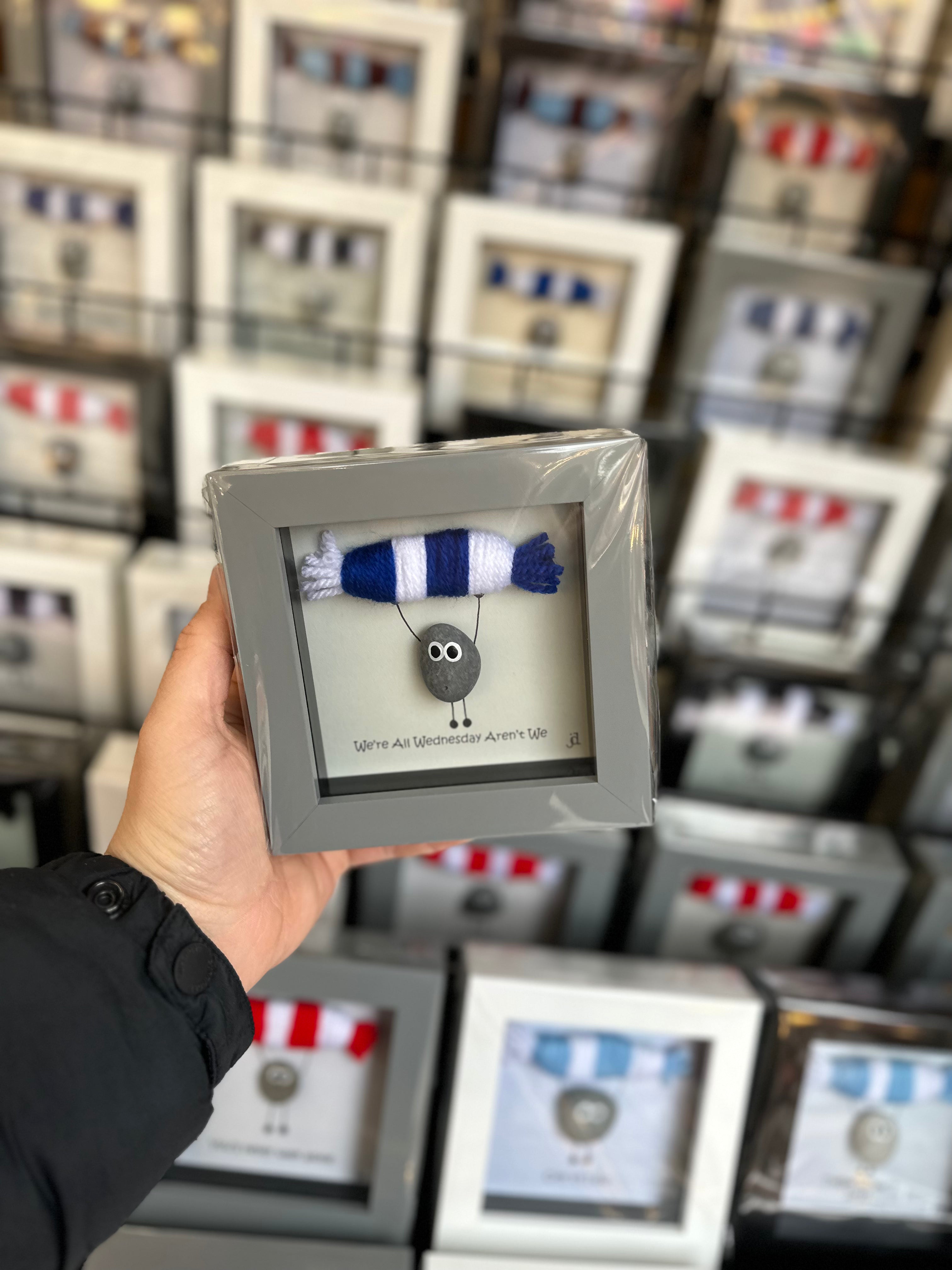 Sheffield Wednesday Gift for Football Fan – Handmade Pebble Art Frame ...